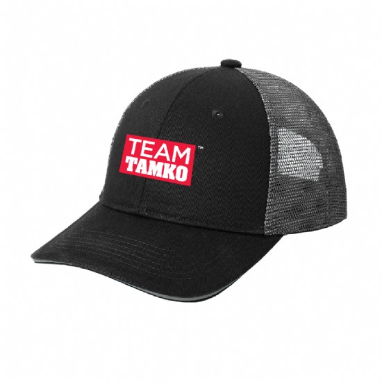 Double Mesh Snapback Sandwich Bill Cap