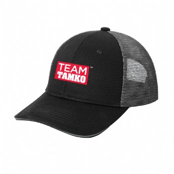 Double Mesh Snapback Sandwich Bill Cap